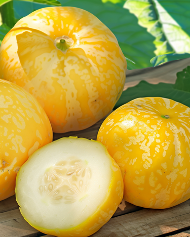 Semillas de pepino Lemon Apple (Cucumis sativus) – hortaliza anual
