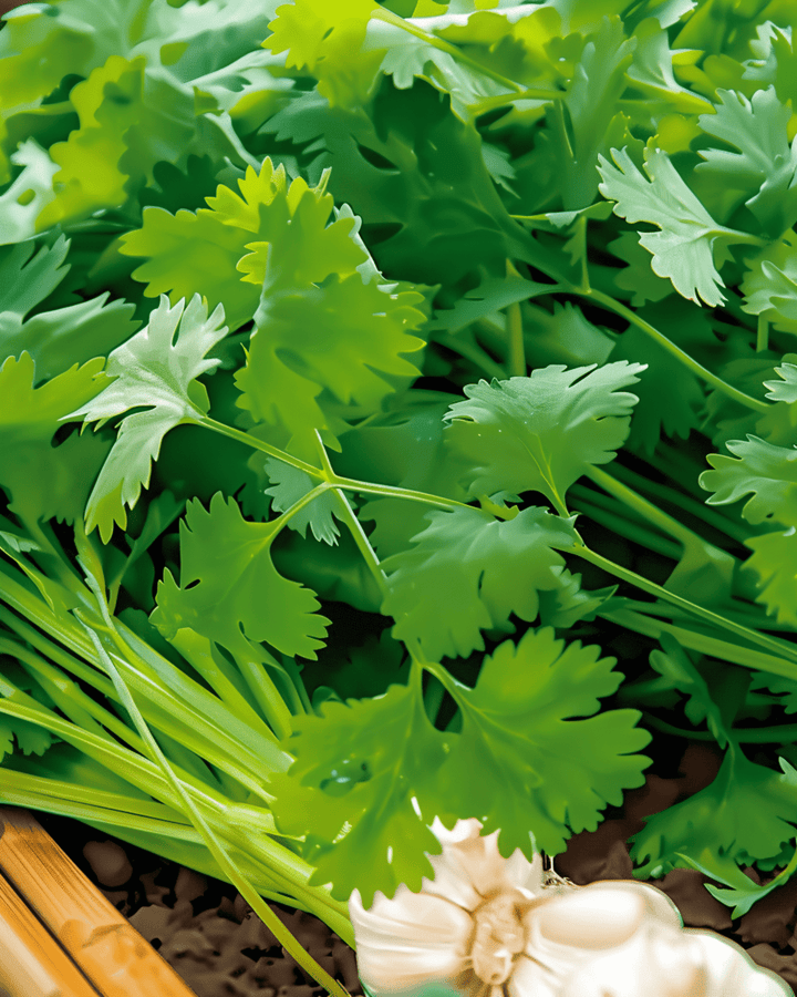 Sementes de coentro Cilantro (Coriandrum sativum) – erva anual