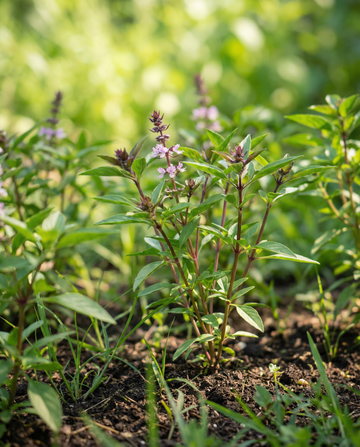 Manjericão tailandês (Ocimum basilicum) – sementes de erva anual da SeedsChoice