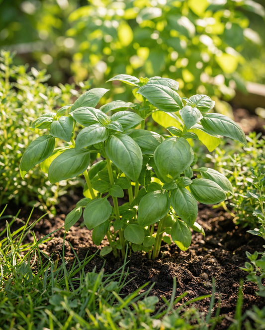 Manjericão Italiano Classico (Ocimum basilicum) – sementes de erva anual da SeedsChoice