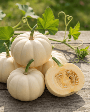 Calabaza ornamental Baby Boo (Cucurbita pepo) – semillas de hortaliza anual de SeedsChoice