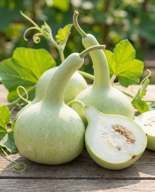 Cabaça-garrafão trepadora (Lagenaria siceraria) – sementes de trepadeira anual da SeedsChoice