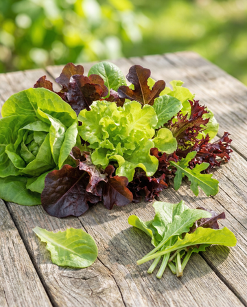 Mistura de Alface para Microverdes Baby Leaf Mix (Lactuca sativa) – sementes anuais de microverdes da SeedsChoice