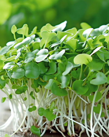 Semillas de mizuna para microverdes (Brassica rapa) – microverdes anuales