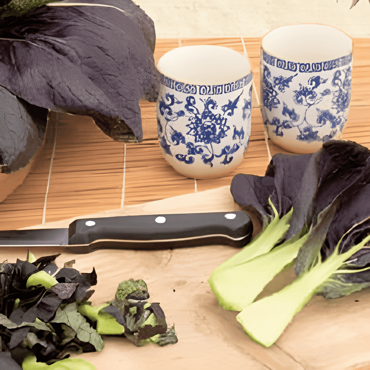 Sementes Red Tatsoi (Brassica rapa) – legume