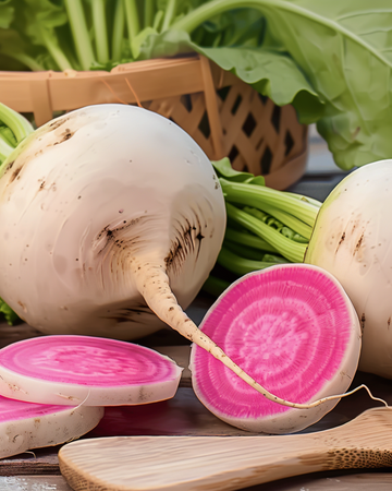 Sementes de rabanete chinês Red Impression F1 (Raphanus sativus) – vegetal anual
