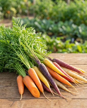 Fita de sementes de cenoura Rainbow Mix (Daucus carota) – fita de sementes anual da SeedsChoice