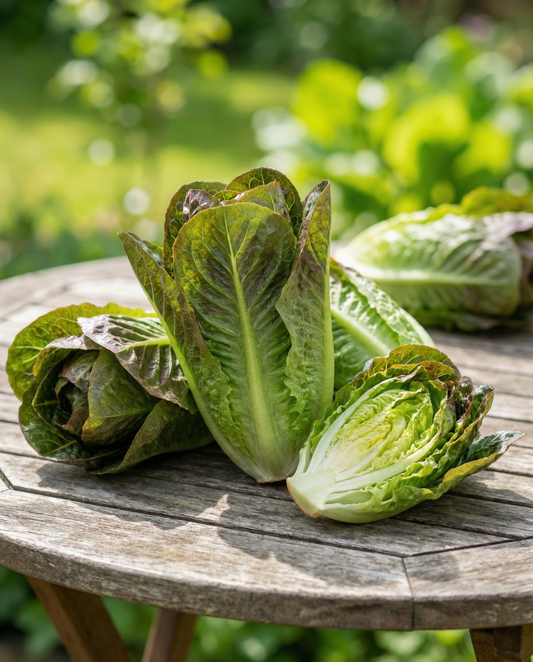 Sementes de alface romana Mix Red Green Mini Romaine (Lactuca sativa) – sementes de vegetal anual da SeedsChoice
