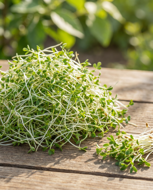 Alfafa para Germinar Microgreens (Medicago sativa) – sementes anuais biológicas para germinar da SeedsChoice