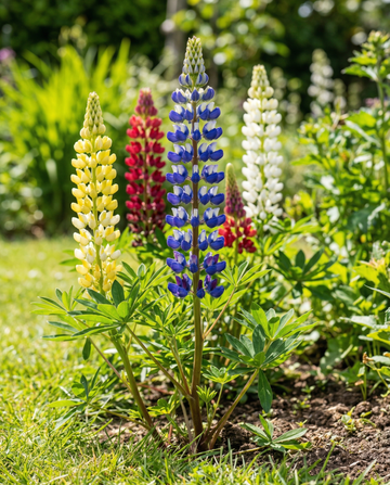 Lupin Multicolor 120cm (Lupinus hartwegii) – sementes de mistura perene da SeedsChoice
