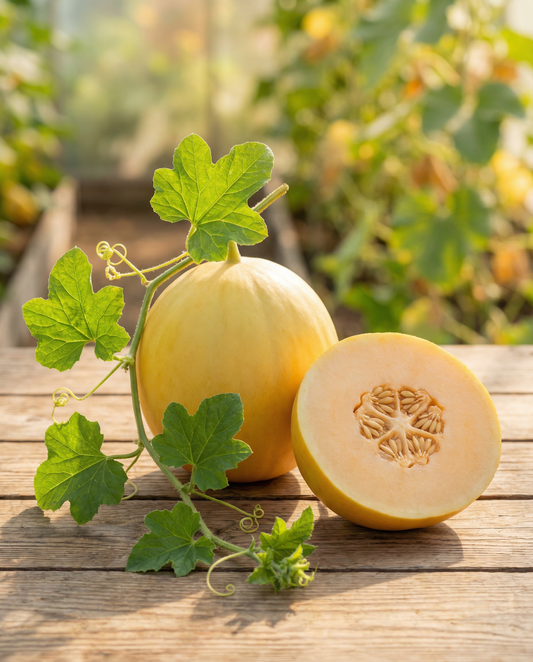 Melão Trepador Rampicante Zuccherino (Cucumis melo) – sementes anuais trepadeiras da SeedsChoice