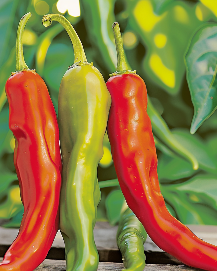 Sementes de pimento Dolce Di Bergamo (Capsicum annuum) – hortaliça anual