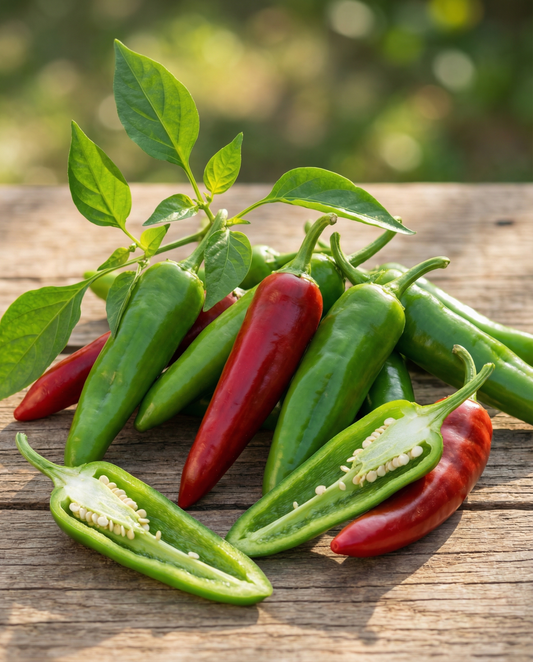 Friggitello Pepper Early (Capsicum annuum) – sementes de hortícolas da SeedsChoice