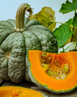 Sementes de abóbora Marina Di Chioggia Cucurbita Maxima variedade de inverno