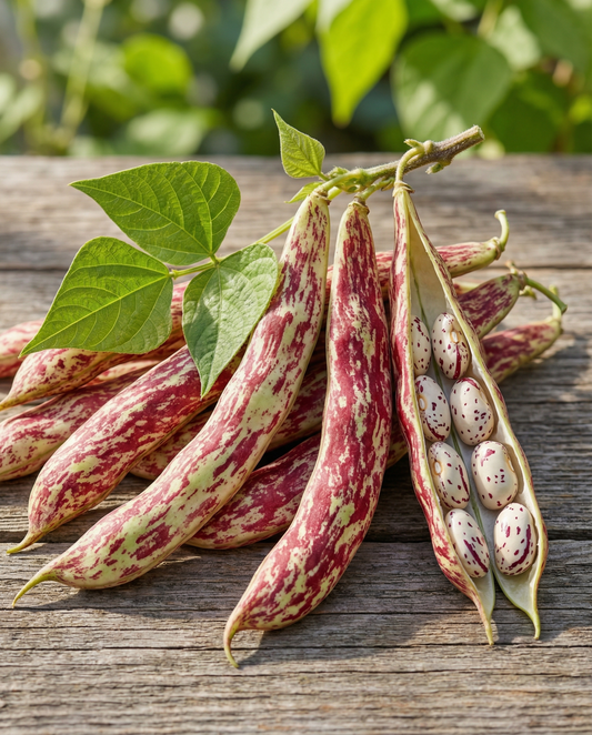 Feijão Anão Borlotto Lingua Di Fuoco (Phaseolus vulgaris) – sementes de hortaliça anual da SeedsChoice