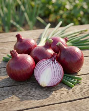 Cebola Red Cipolla Genova Early (Allium cepa) – sementes de hortaliça da SeedsChoice