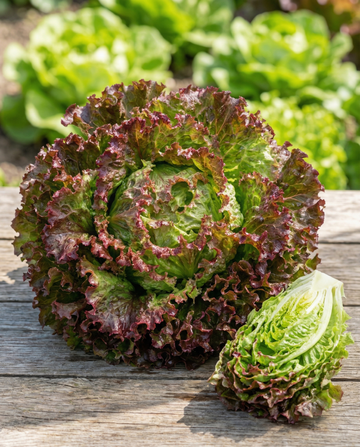 Alface Ubriacona (Lactuca sativa) – sementes de hortaliça anual da SeedsChoice