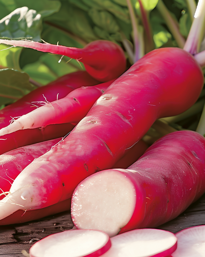 Sementes de rabanete Flamboyant 3 (Raphanus sativus) – vegetal