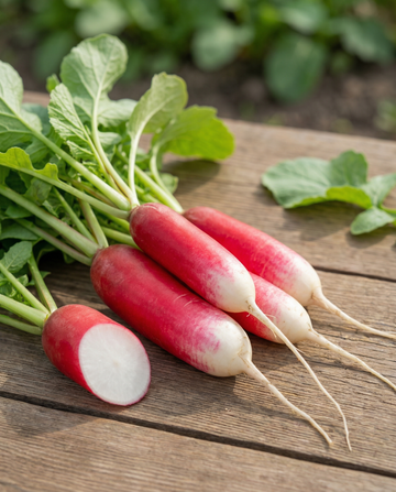 Rábano Flamboyant 3 (Raphanus sativus) – semillas de hortaliza de SeedsChoice