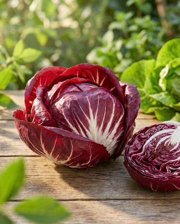 Sementes de chicória Rossa Di Verona Tardiva (Cichorium intybus) – sementes de vegetal bienal da SeedsChoice