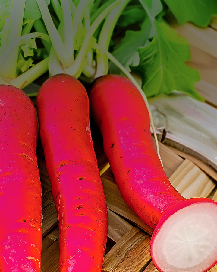 Sementes de rabanete Candela Di Fuoco (Raphanus sativus) – legume