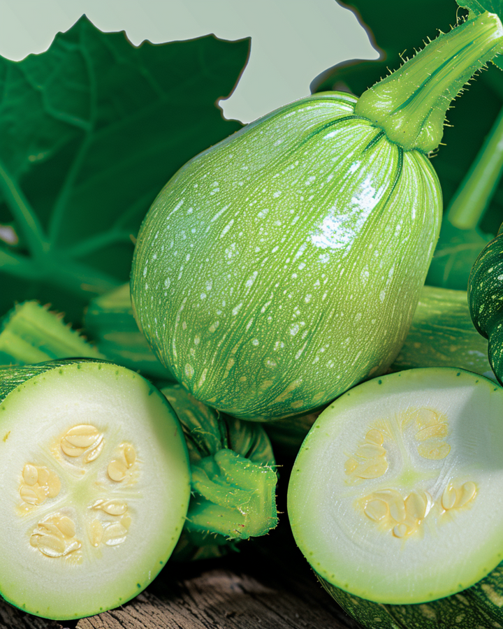 Sementes de courgette Tondo Nizza (Cucurbita pepo) – produto hortícola anual