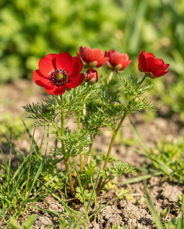 Olho-de-faisão Flores Vermelhas (Adonis aestivalis) – sementes de flor anual da SeedsChoice