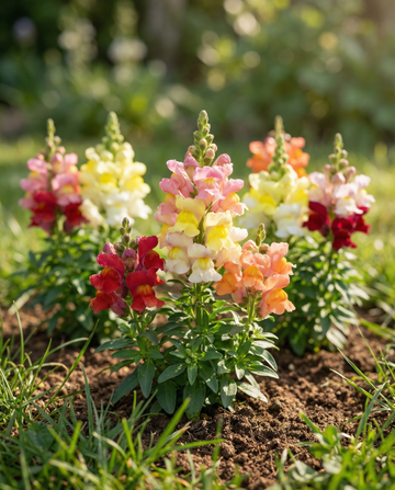Boca de dragón Tom Thumb enano mezcla (Antirrhinum majus) – semillas de mezcla anual de SeedsChoice