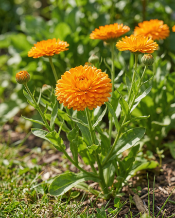 Calendula Ball's Orange (Calendula officinalis) – sementes de flor anual da SeedsChoice