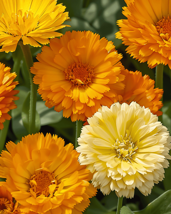 Sementes de calêndula Pacific Beauty Mix (Calendula officinalis) – flor anual