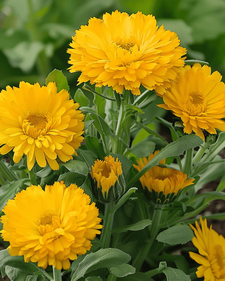 Sementes de calêndula Golden Emperor (Calendula officinalis) – flor anual