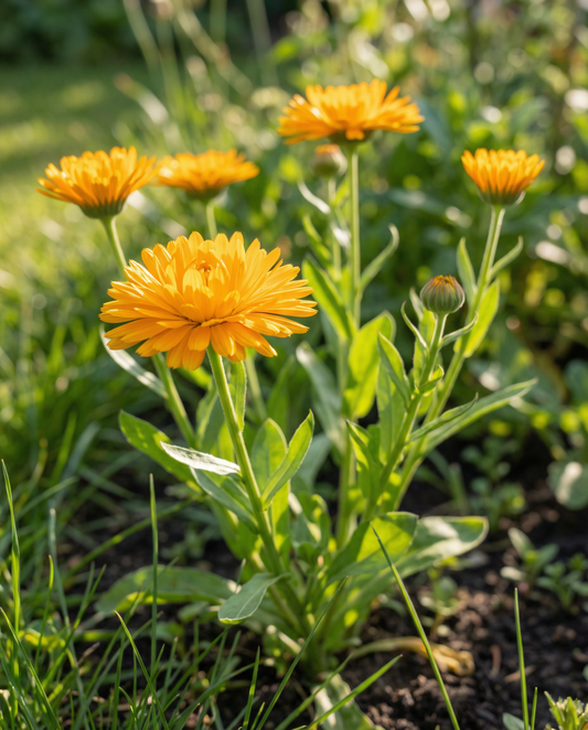 Calêndula Golden Emperor (Calendula officinalis) – sementes de flor anual da SeedsChoice