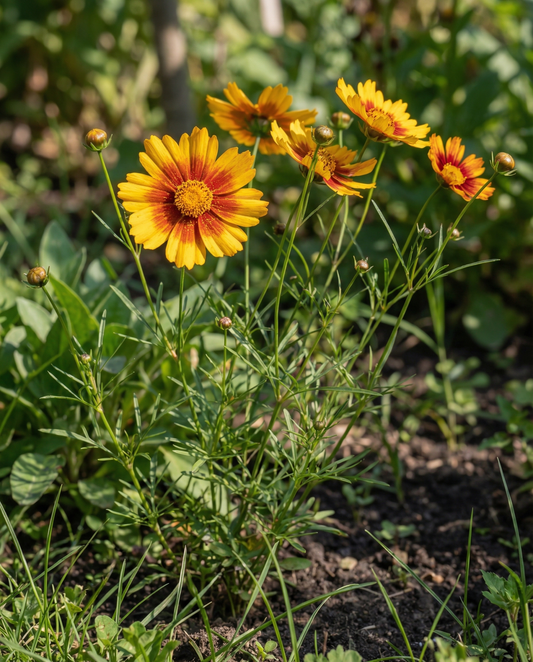 Coreopsis Dourada (Coreopsis tinctoria) – sementes de mistura anual da SeedsChoice