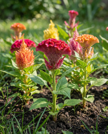 Cockscomb (Celosia argentea) – semillas de mezcla anual de SeedsChoice