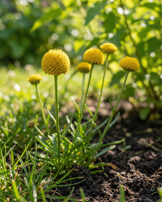 Flor de ananás (Cephalophora aromatica) – sementes de flor anual da SeedsChoice