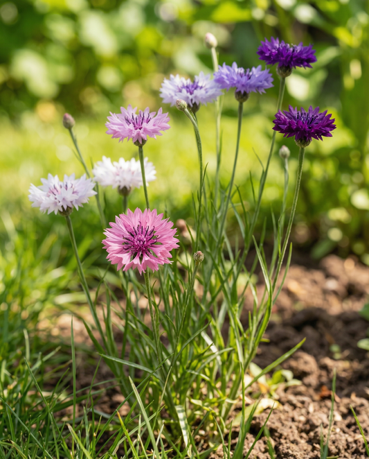 Centáurea Mista (Centaurea cyanus) – sementes de flor anual da SeedsChoice