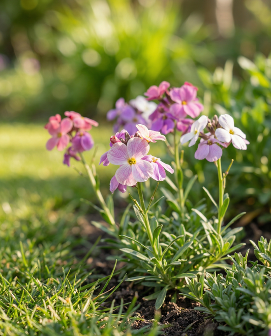 Goiveiro-da-Virgínia Misto (Cheiranthus maritimus) – sementes de flor anual da SeedsChoice