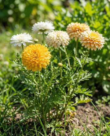 Mistura dupla Double Mixed (Chrysanthemum coronarium) – sementes de mistura anual da SeedsChoice