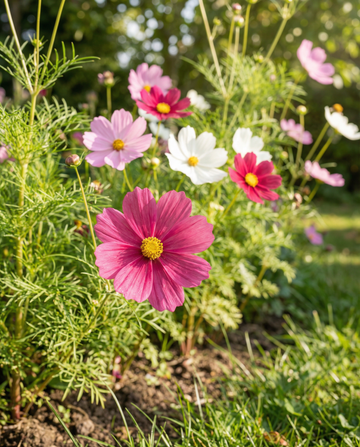 Sensation (Cosmos bipinnatus) – sementes de mistura anual da SeedsChoice