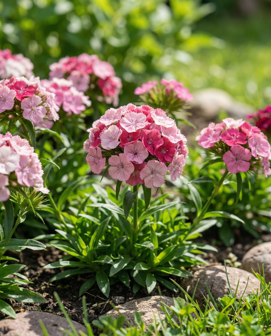 Cravina-da-china Wee Willie Mixed (Dianthus barbatus) – sementes de mistura anual da SeedsChoice