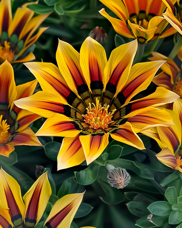 Sementes Treasure Sunshine Mix (Gazania splendens) – flor anual