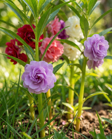 Balsam Double Mix (Impatiens balsamina) – semillas de flor anual de SeedsChoice