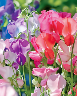 Sementes de ervilha-de-cheiro Colorama mistura anual Lathyrus odoratus