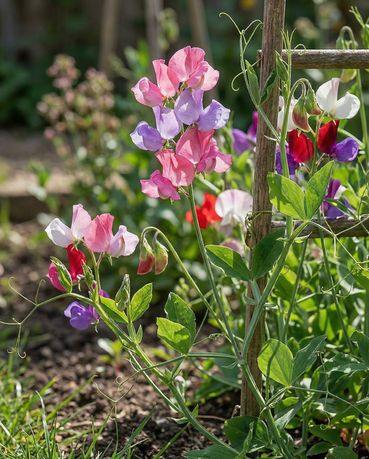 Ervilha-de-cheiro Colorama Mixed (Lathyrus odoratus) – sementes de flor anual da SeedsChoice