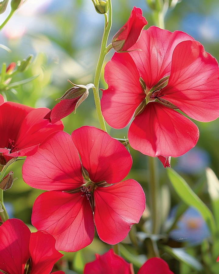 Semillas Scarlet Flax (Linum grandiflorum) – anual