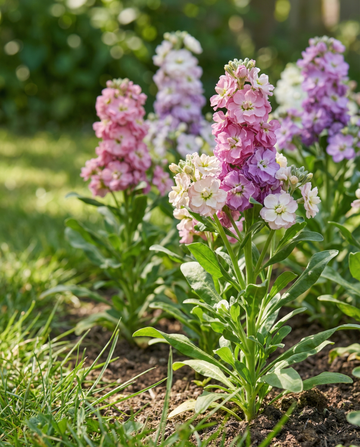 Goivo-da-primavera (Matthiola incana) – sementes de mistura anual da SeedsChoice