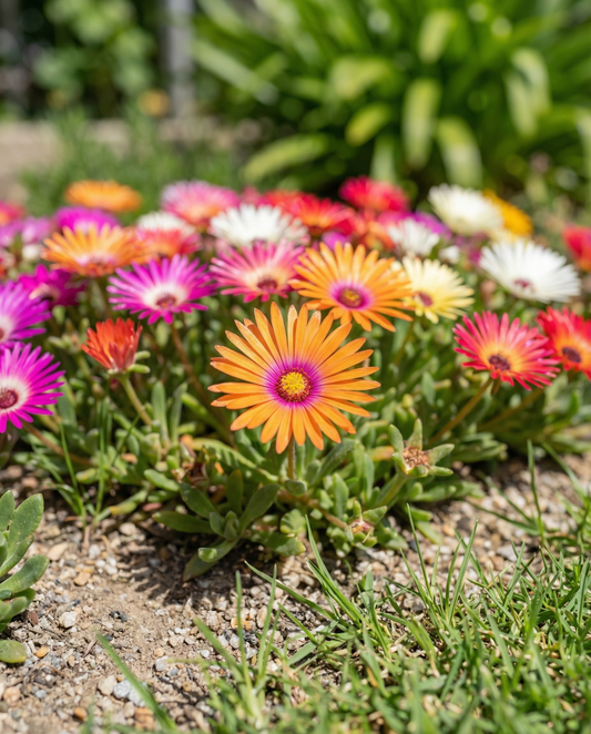 Margarita de Livingstone para jardín rocoso (Dorotheanthus bellidiformis) – semillas de mezcla anual de SeedsChoice