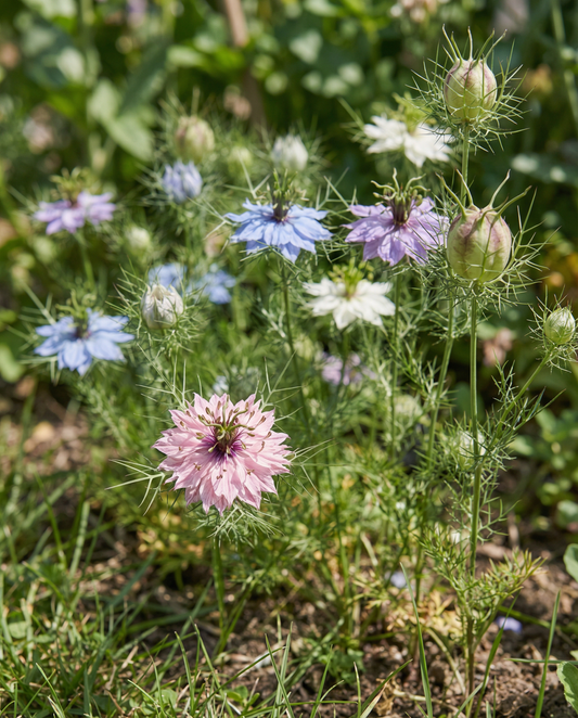 Love In The Mist Persian Jewels (Nigella damascena) – sementes de mistura anual da SeedsChoice
