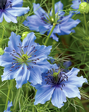 Semillas de Love In The Mist Miss Jekyll Blue (Nigella damascena) – anual