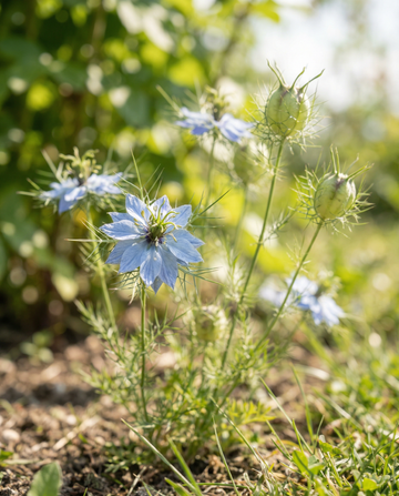 Love In The Mist Miss Jekyll Blue (Nigella damascena) – semillas anuales de SeedsChoice